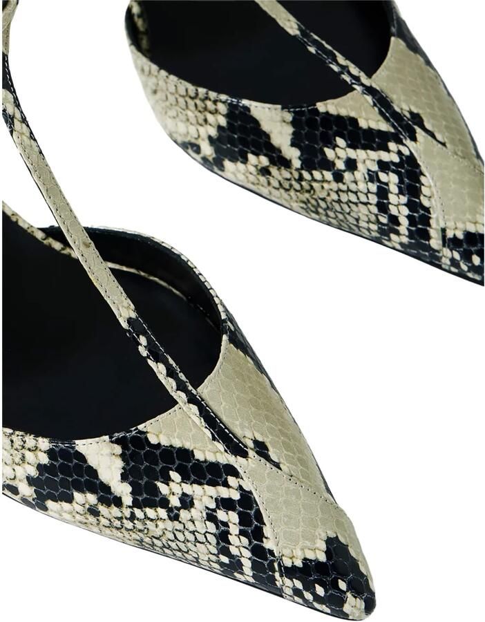 Khaite Beige Python-Geëtste Leren Pumps - Foto 2