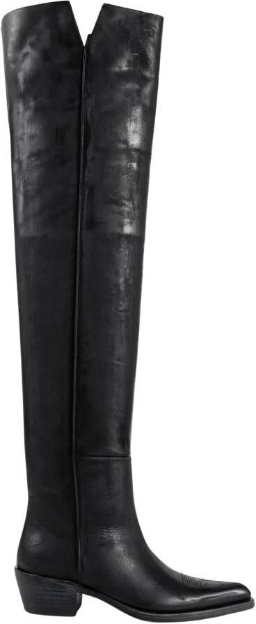 Khaite Clive Over-the-Knee Platte Laars