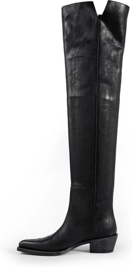 Khaite Clive Over-the-Knee Platte Laars - Foto 2