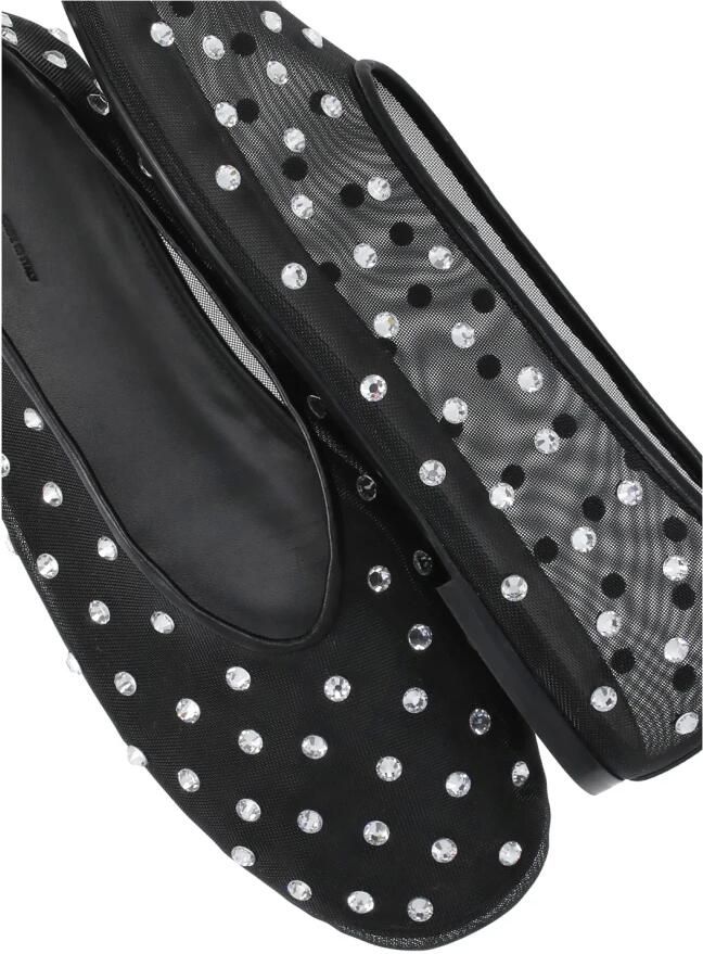 Khaite Zwarte Ballet Flats met Strass Details Black Dames - Foto 2