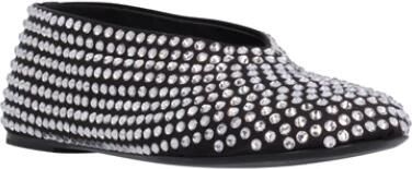 Khaite Balletflats van zijde-mix satijn met Swarovski-kristallen Beige Dames