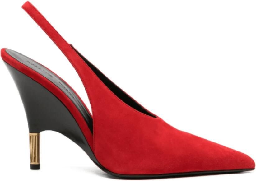 Khaite Pumps met spitse neus en slingback