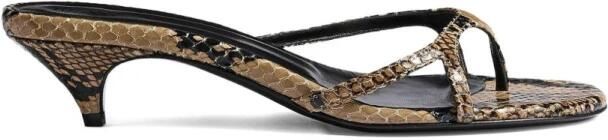 Khaite Sandalen Dove Grey