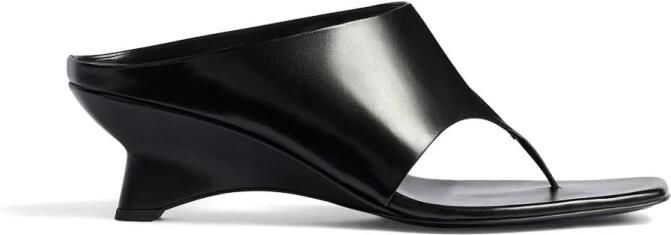 Khaite Toe-Post Wedge Sandal