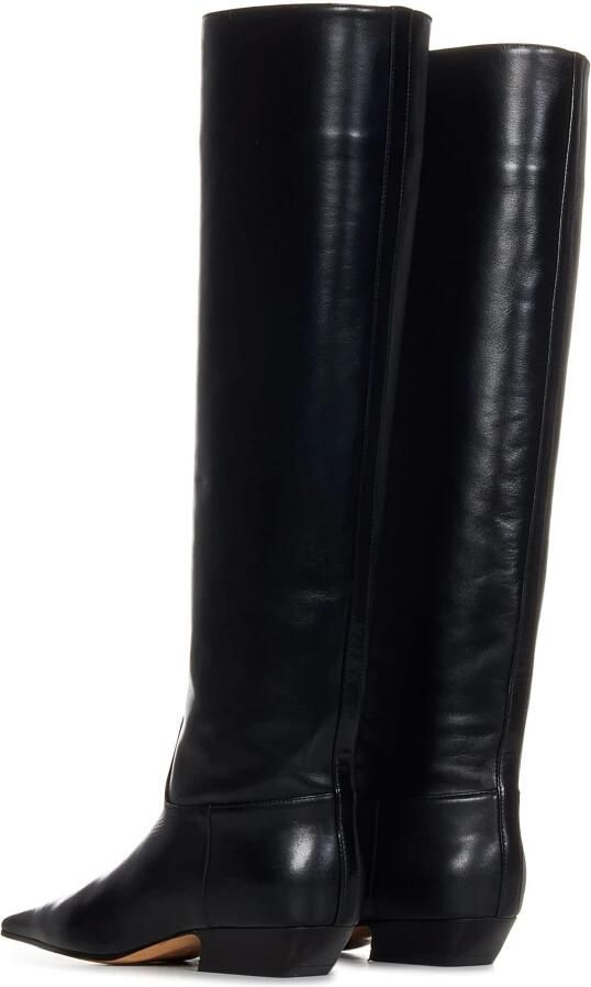 Khaite Zwarte Hoge Laarzen van Kalfsleer Zwart Dames