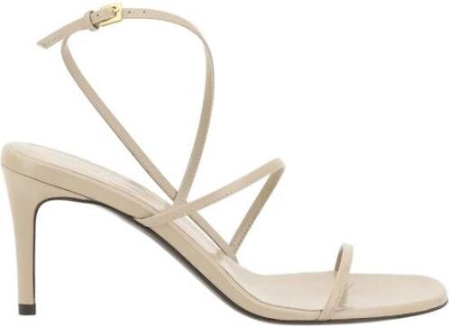 Khaite Sandalen met pythonpatroon en strik