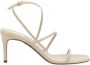 Khaite Sandalen met pythonpatroon en strik - Thumbnail 1