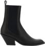 Khaite Texaans Patroon Leren Enkellaarzen Brown Dames - Thumbnail 1