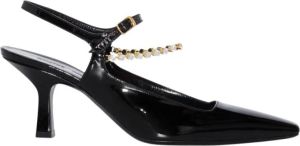 Khaite Zwart leer sidney pumps Zwart Dames