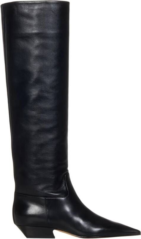 Khaite Zwarte Hoge Laarzen van Kalfsleer Black Dames