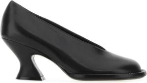 Khaite Zwarte lederen varick Pumps Zwart Dames