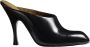 Khaite Zwarte leren stiletto sandalen - Thumbnail 1
