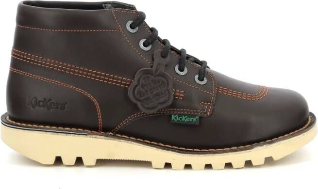 Kickers Lace-up Boots Brown Heren