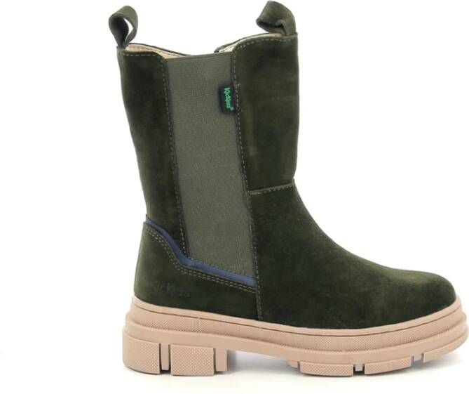 Kickers Ankle Boots Groen Dames