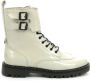 Kickers Deckranger Leren Laarzen White Dames - Thumbnail 1