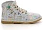 Kickers Comfort Leren Veterschoenen Kicklegend Multicolor Dames - Thumbnail 1