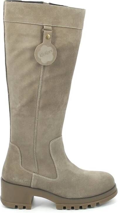 Kickers Boots Grijs Dames