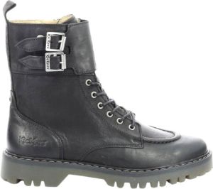 Kickers Deckranger Dameslaarzen Zwart Dames