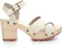 Kickers High Heel Sandals Kick Wise White Dames - Thumbnail 6