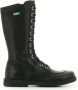 Kickers Comfort Leren Veterschoenen Black Dames - Thumbnail 1
