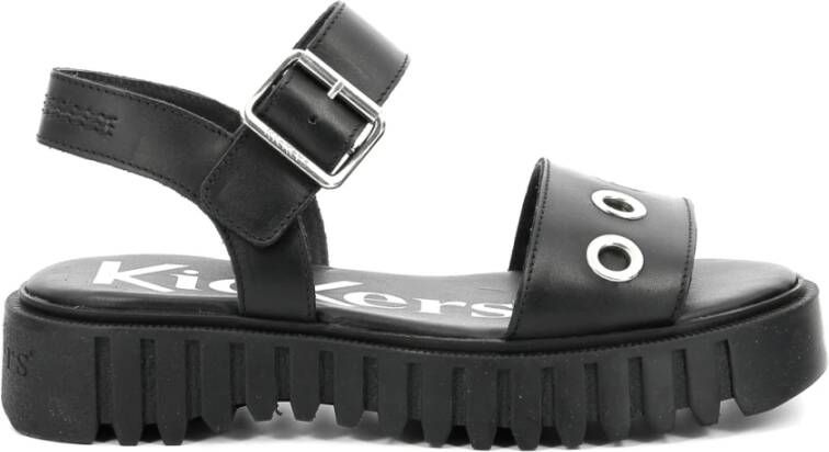 Kickers Comfort Sandalen Kick Fany Black Dames