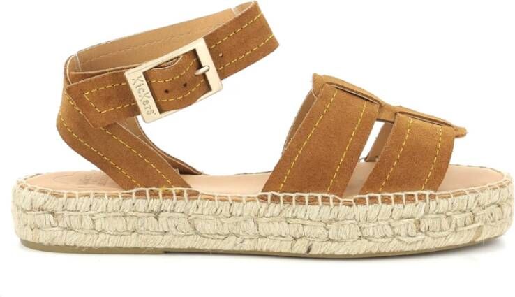 Kickers Comfort Sandalen Kick Parezi Pg Brown Dames