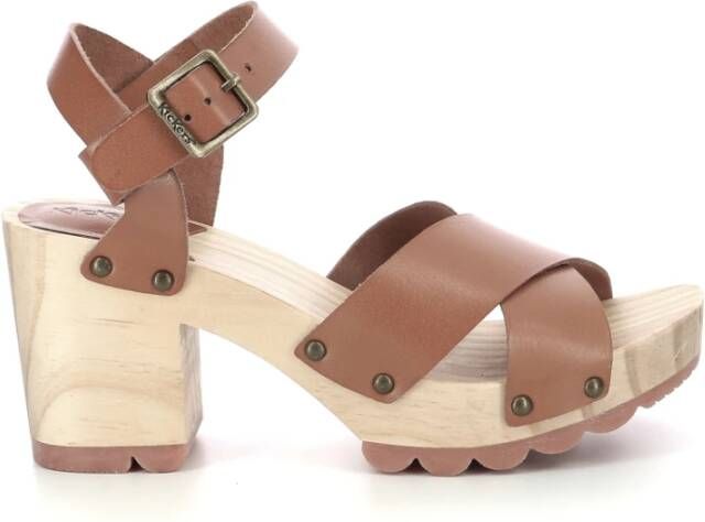 Kickers Comfort Sandalen Kick Wise Leer Gesp