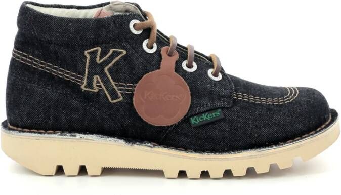 Kickers Comfort Veterschoenen Black Heren