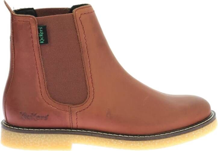 Kickers Comfortabele Leren Laarzen Kick Lorel