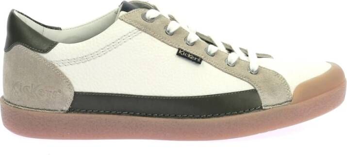 Kickers Comfortabele Leren Lage Sneakers