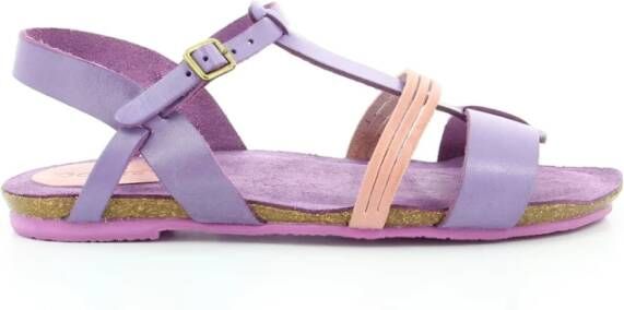 Kickers Comfortabele Picnic Sandalen Purple Dames Schoenen