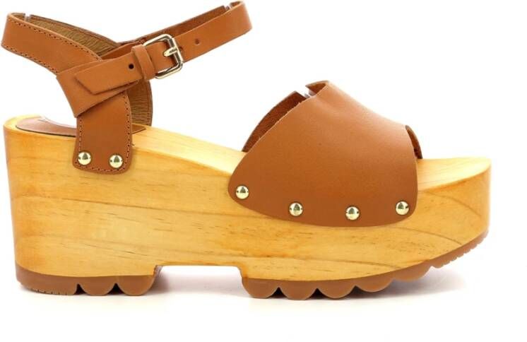Kickers Comfortabele Sleehak Sandalen