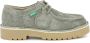 Kickers Daltrey Low Leren Derby Schoenen Green Dames - Thumbnail 1