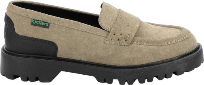 Kickers Deck Loafers Gray Dames