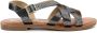 Kickers Comfort Leren Sandalen Kick Diana Gray Dames - Thumbnail 6