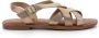 Kickers Comfort Leren Sandalen Kick Diana Yellow Dames - Thumbnail 1