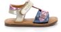 Kickers Diazz Leren Sandalen Multicolor Dames - Thumbnail 1