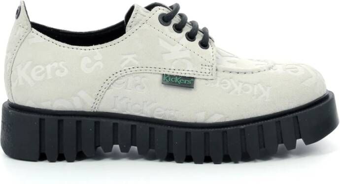 Kickers Famous Kick Derby Schoenen White Dames