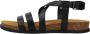 Kickers Kick Alice Flat Sandals Zwart Dames - Thumbnail 2