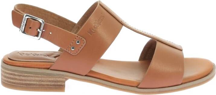 Kickers Gesp Sandalen Comfort Stijl Leer