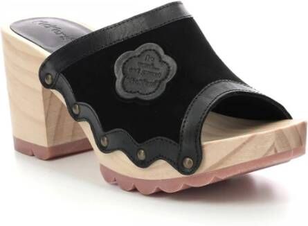 Kickers Heeled Mules Kick Woodstok Orange Dames