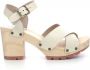 Kickers High Heel Sandals Kick Wise White Dames - Thumbnail 1