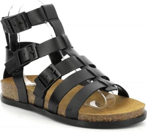 Kickers Kick Alexa Flat Sandals Zwart Dames
