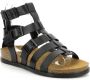 Kickers Kick Alexa Flat Sandals Zwart Dames - Thumbnail 1