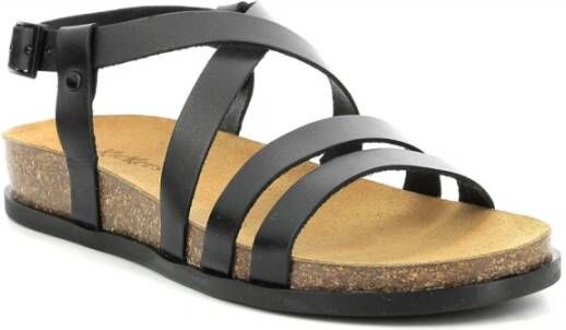 Kickers Kick Alice Flat Sandals Zwart Dames