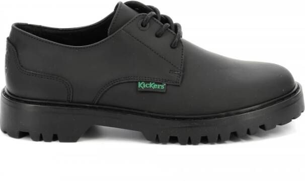 Kickers Kick Deckdear Laced Shoes Black Dames