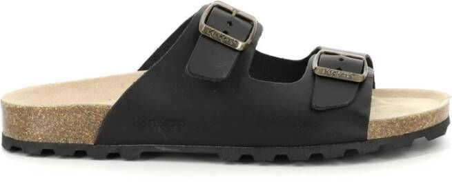 Kickers Kick Elk Sandals Black Heren