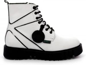 Kickers Kick Fabulous Lace-up Boots Wit Dames