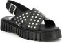 Kickers Kick Fact Flat Sandals Zwart Dames - Thumbnail 1