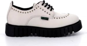 Kickers Kick Famous Lace-up Boots Wit Dames